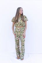 Claire Floral Puff Sleeve Top