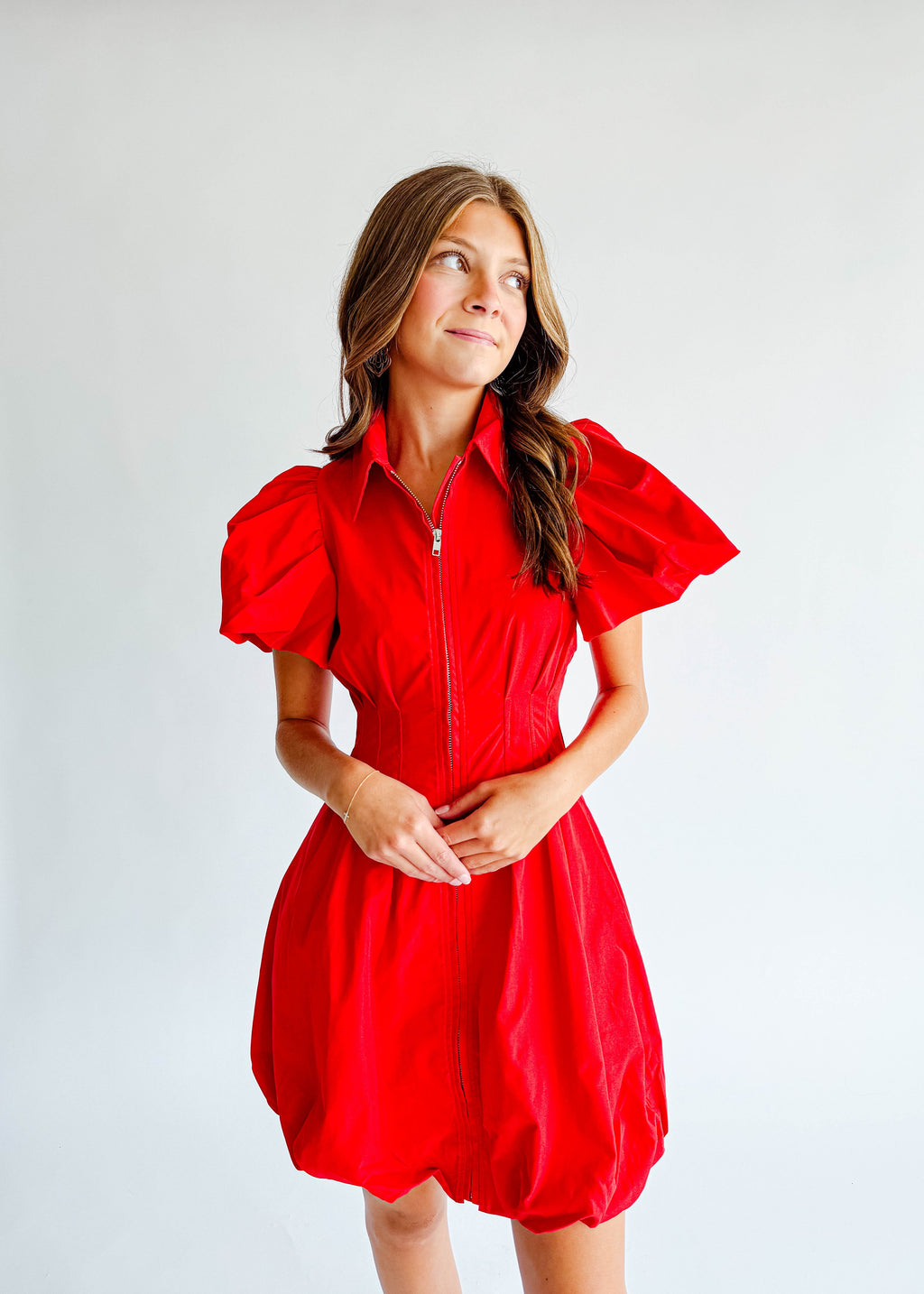 Katie Zip Up Mini Dress