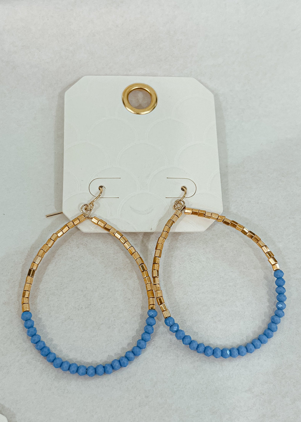 Beaded Teardrop Earrings