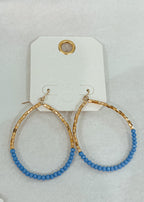 Beaded Teardrop Earrings