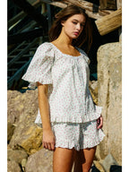 Yvette Floral Ruffle Shorts