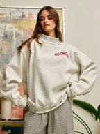 Eleanor "Georgia" Embroidered Sweatshirt