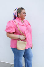 Lucia Contrast Trim Blouse
