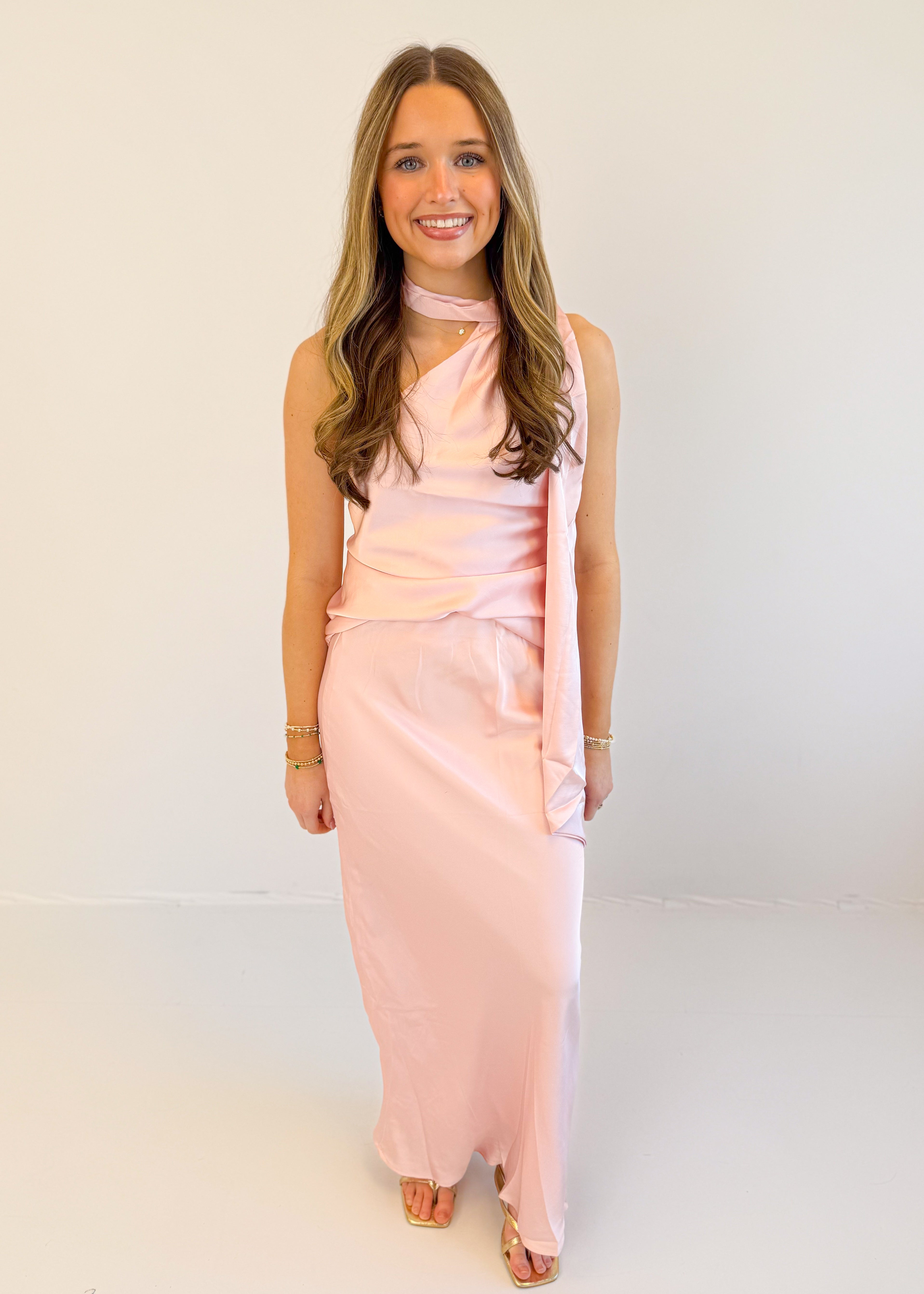 Sutton Satin Maxi Skirt