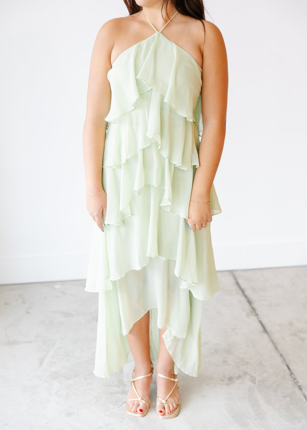 Birdie Ruffle Maxi Dress