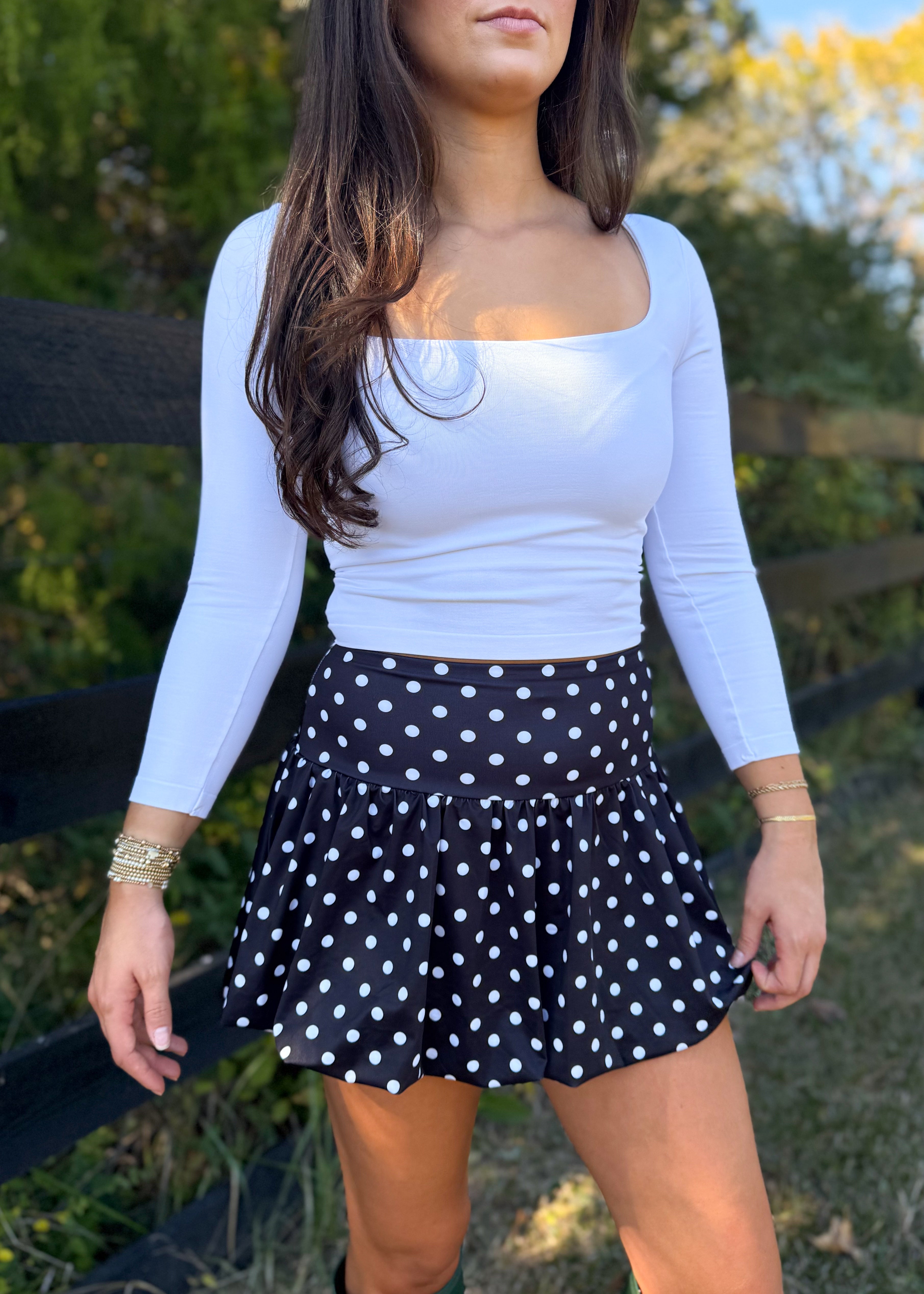 Valeria Polka Dot Skirt