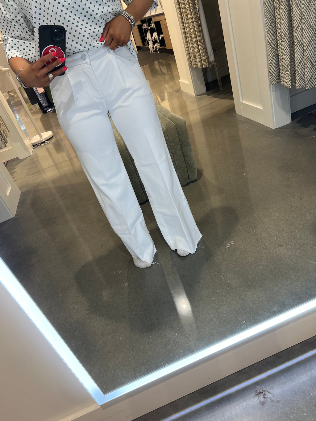 Patricia Wide Leg Pleated Pants – High Rise, Tummy Control