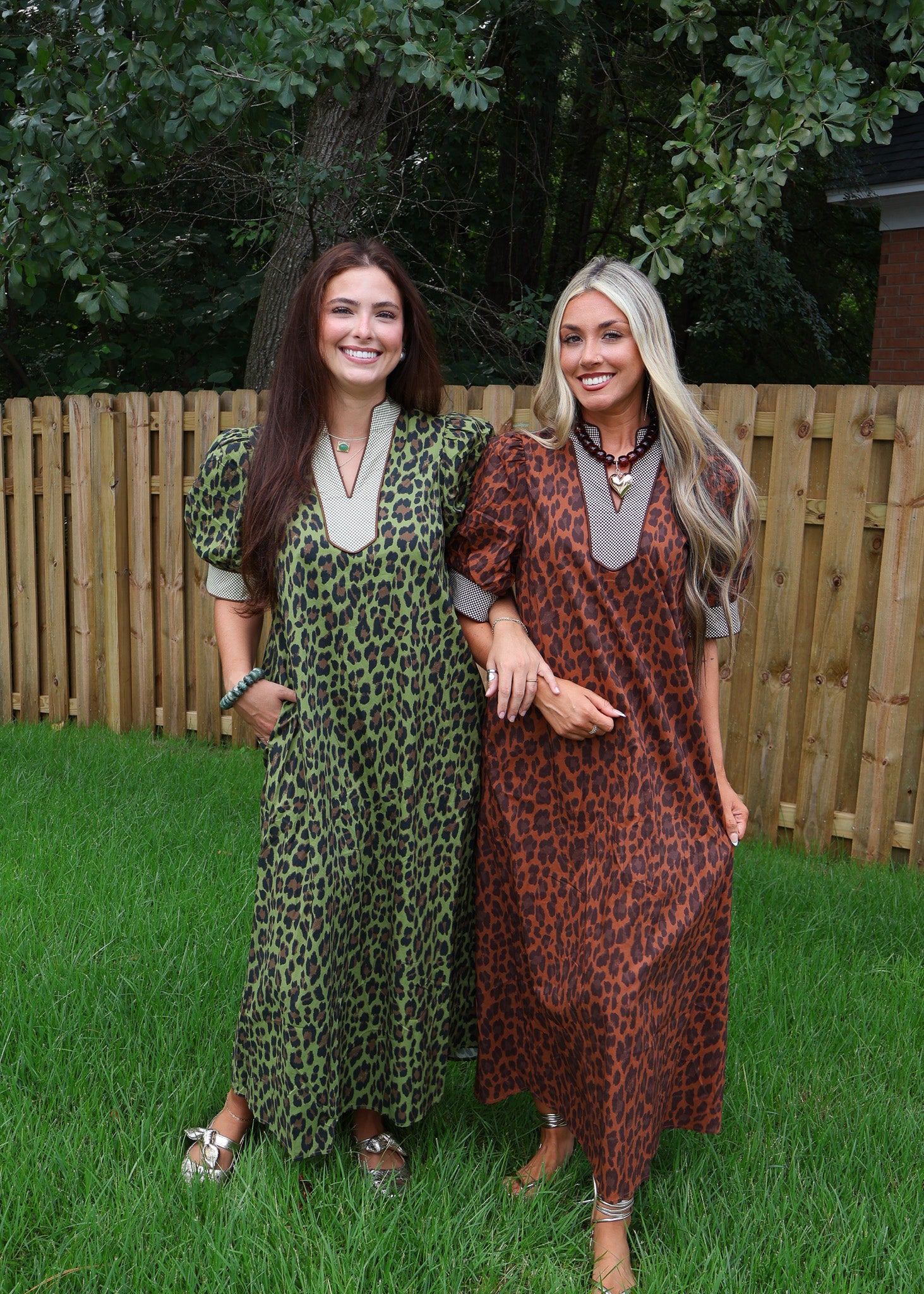 Alina Patterned Midi Dress