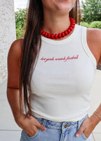 Hot Girls Watch Football Tank