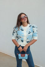 Bella Floral Short Sleeve Cardigan
