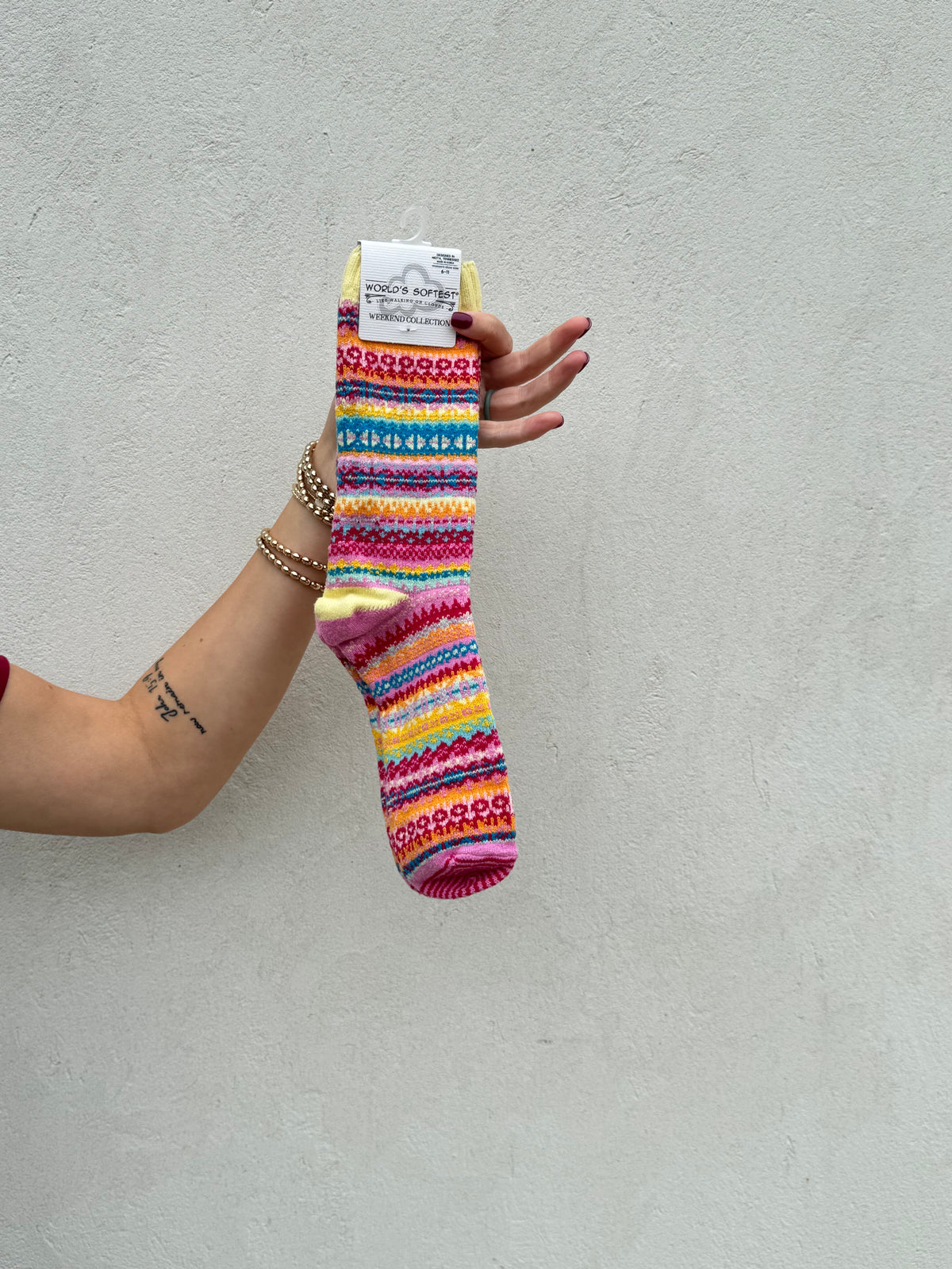 Weekend Holiday Crew Socks