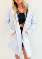 Longline Hoodie Cardigan
