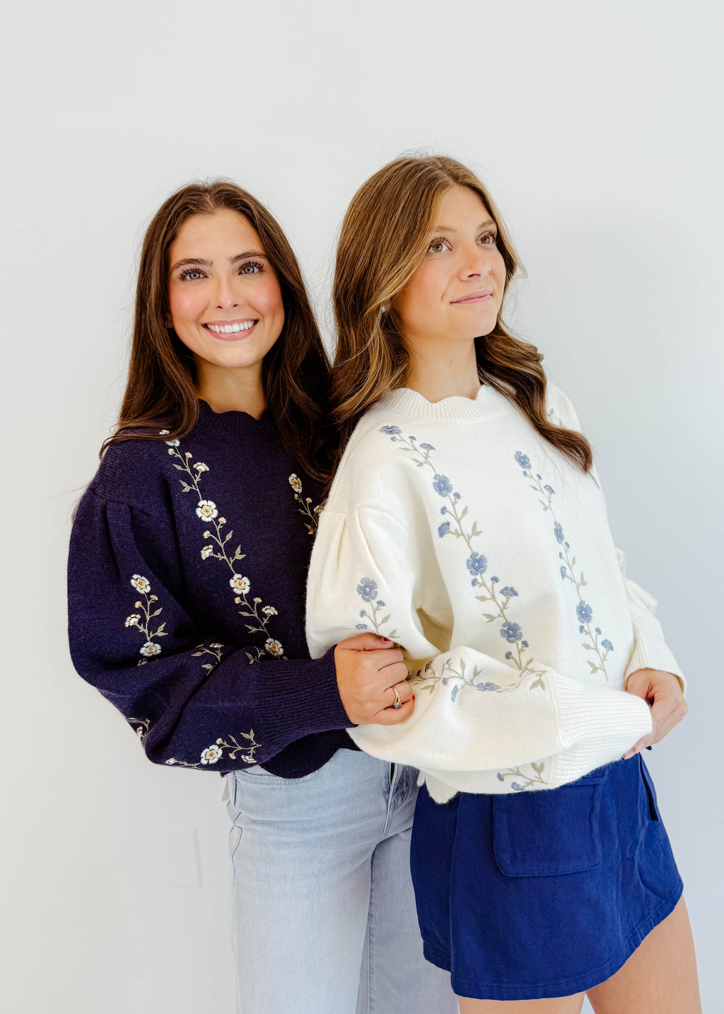 Lily Floral Embroidered Sweater