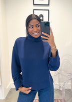 AirEssentials Cropped Turtleneck