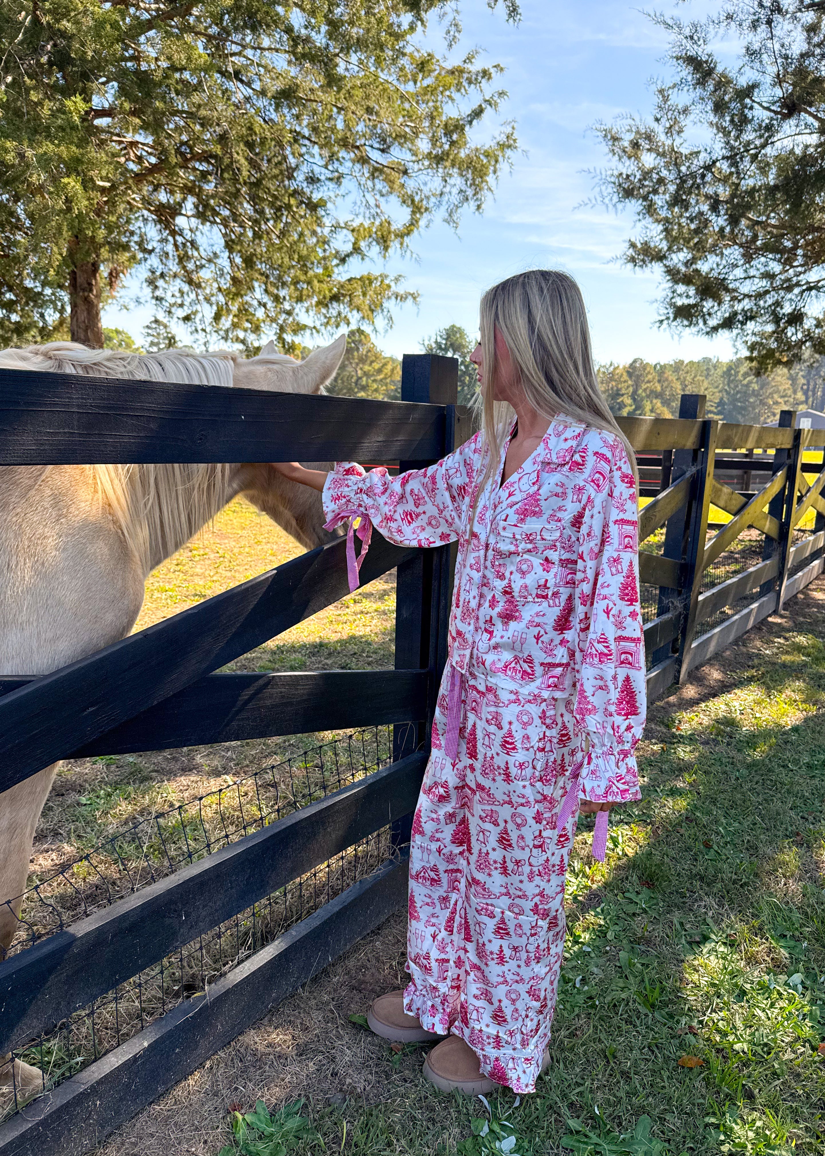 Holiday Icons Pajama Set