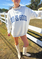 Jesus Reversible Mock Neck Sweatshirt