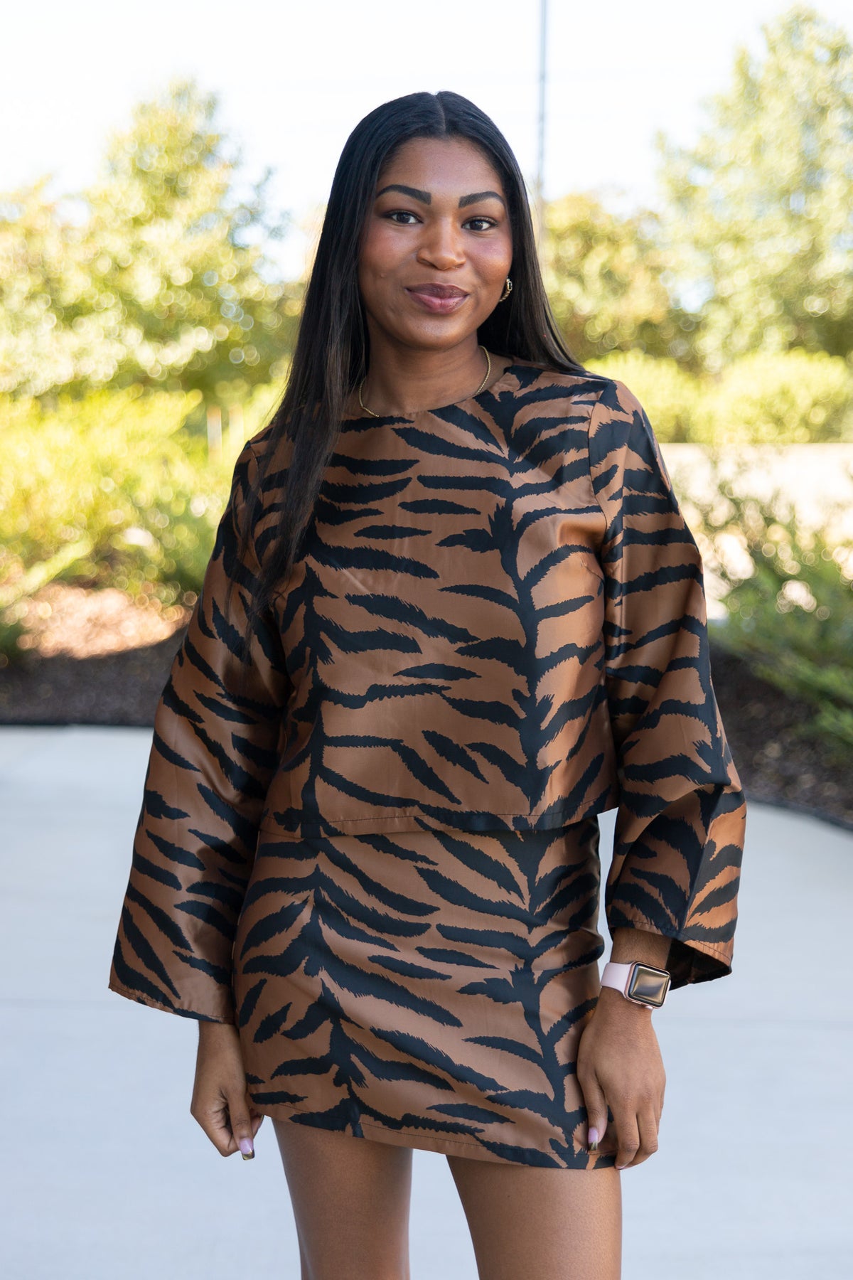 Nyla Stripe Skirt