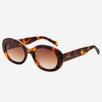 Aria Acetate Womens Oval Sunglasses