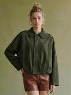 Jessa Soft Suede Jacket