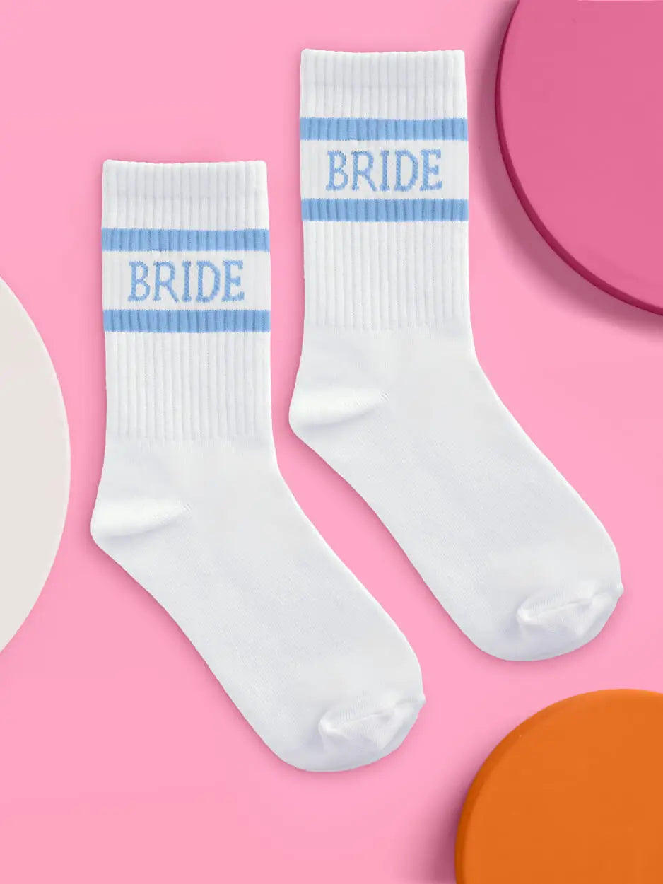 Blue Bride Socks