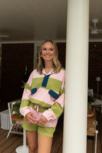 Willow Wide Stripe Long Sleeve Top