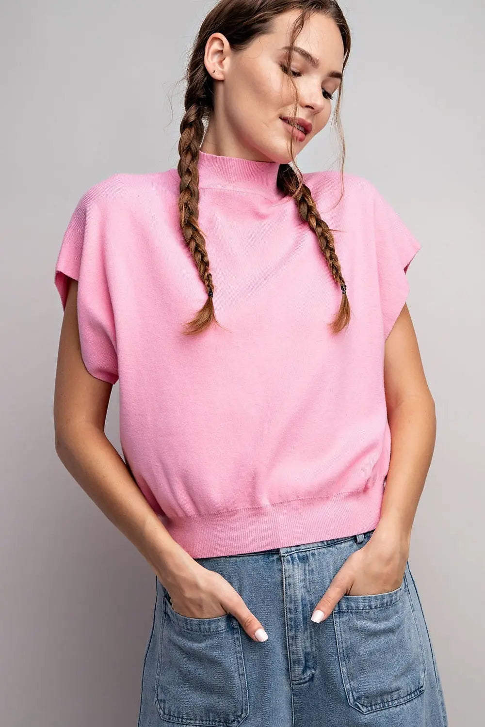 Deanna Plus Short Sleeve Top