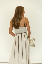 Chloe Contrast Piped Top