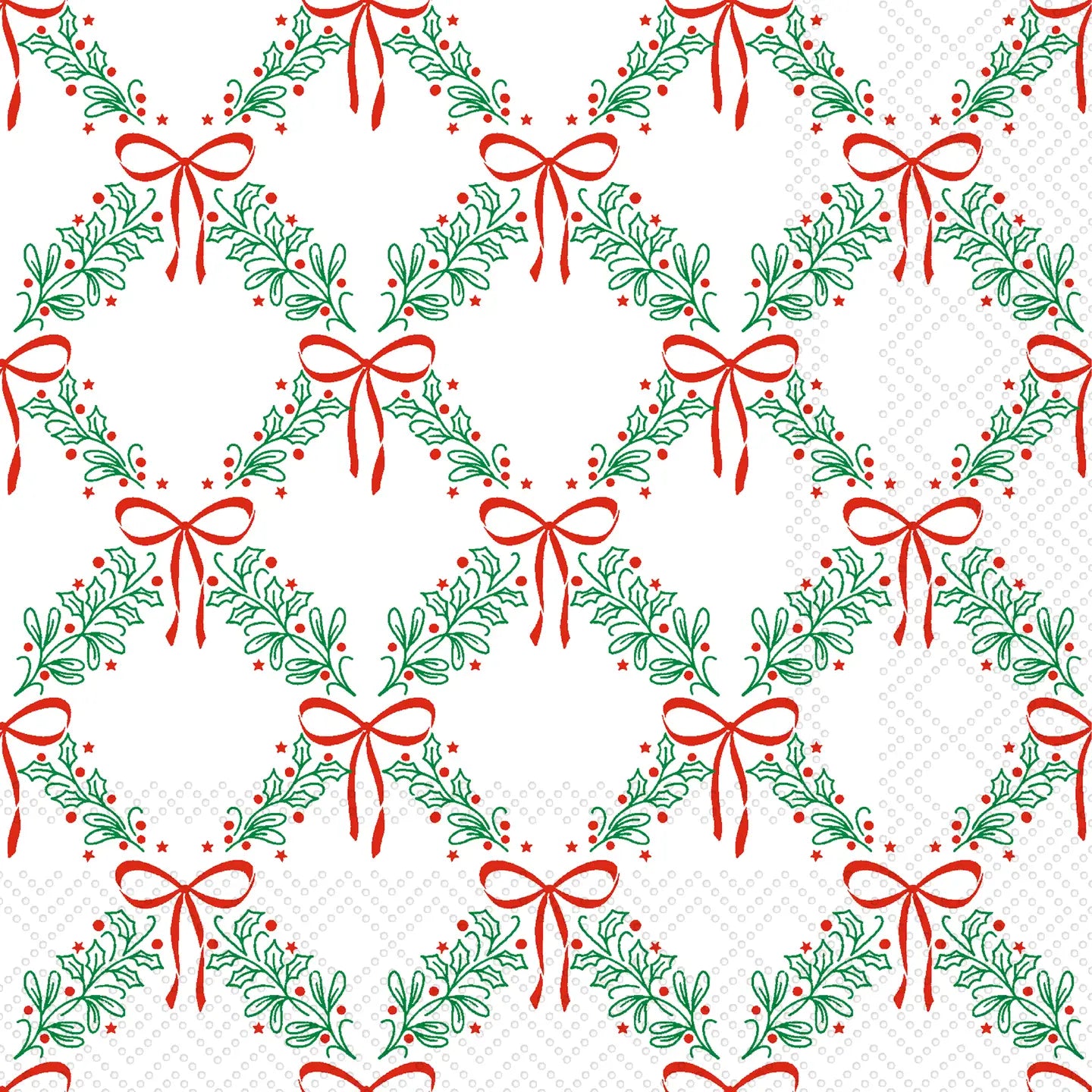 Paper Cocktail Napkins 20ct Madeleine Christmas