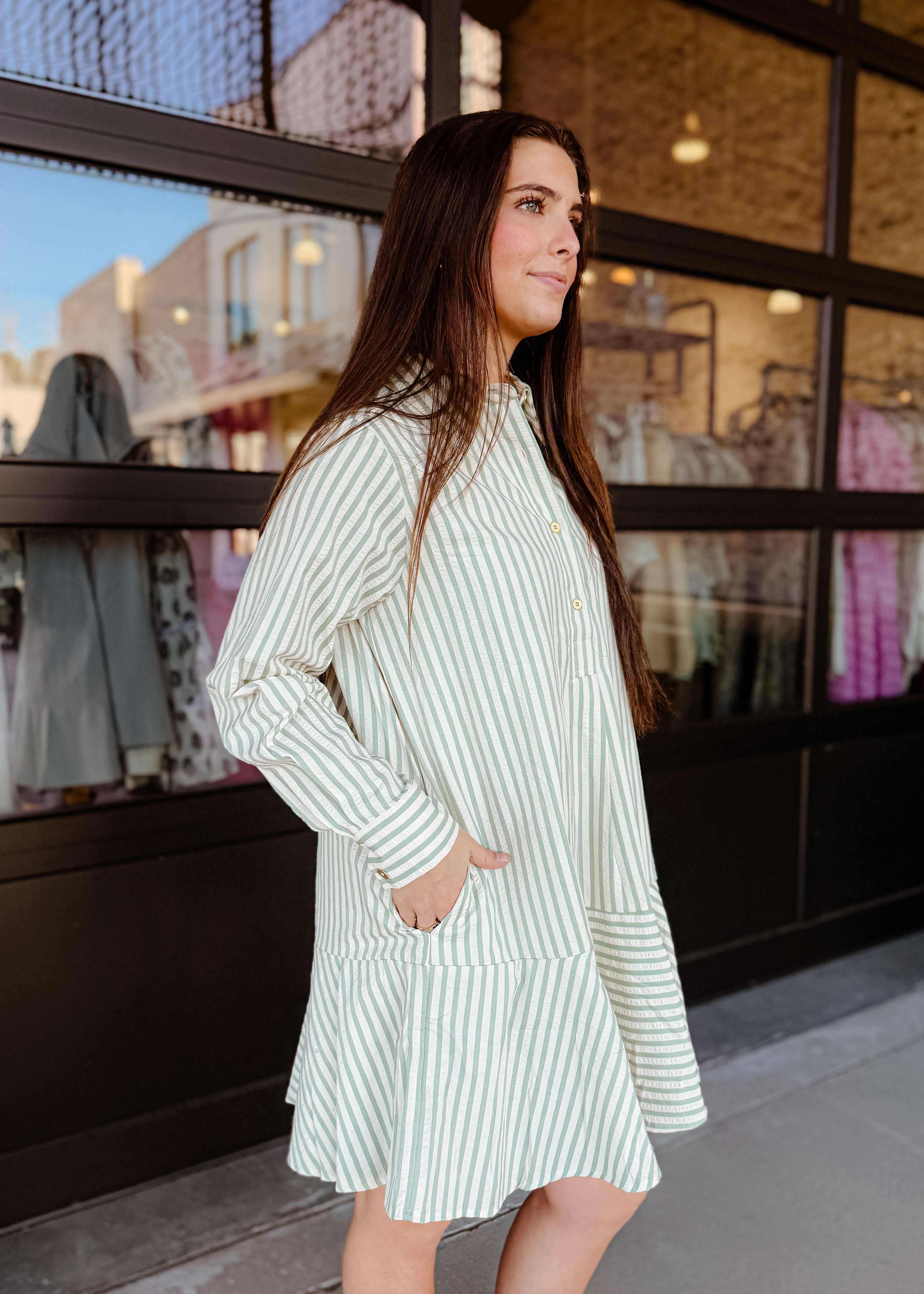 Lacey Long Sleeves Mini Dress