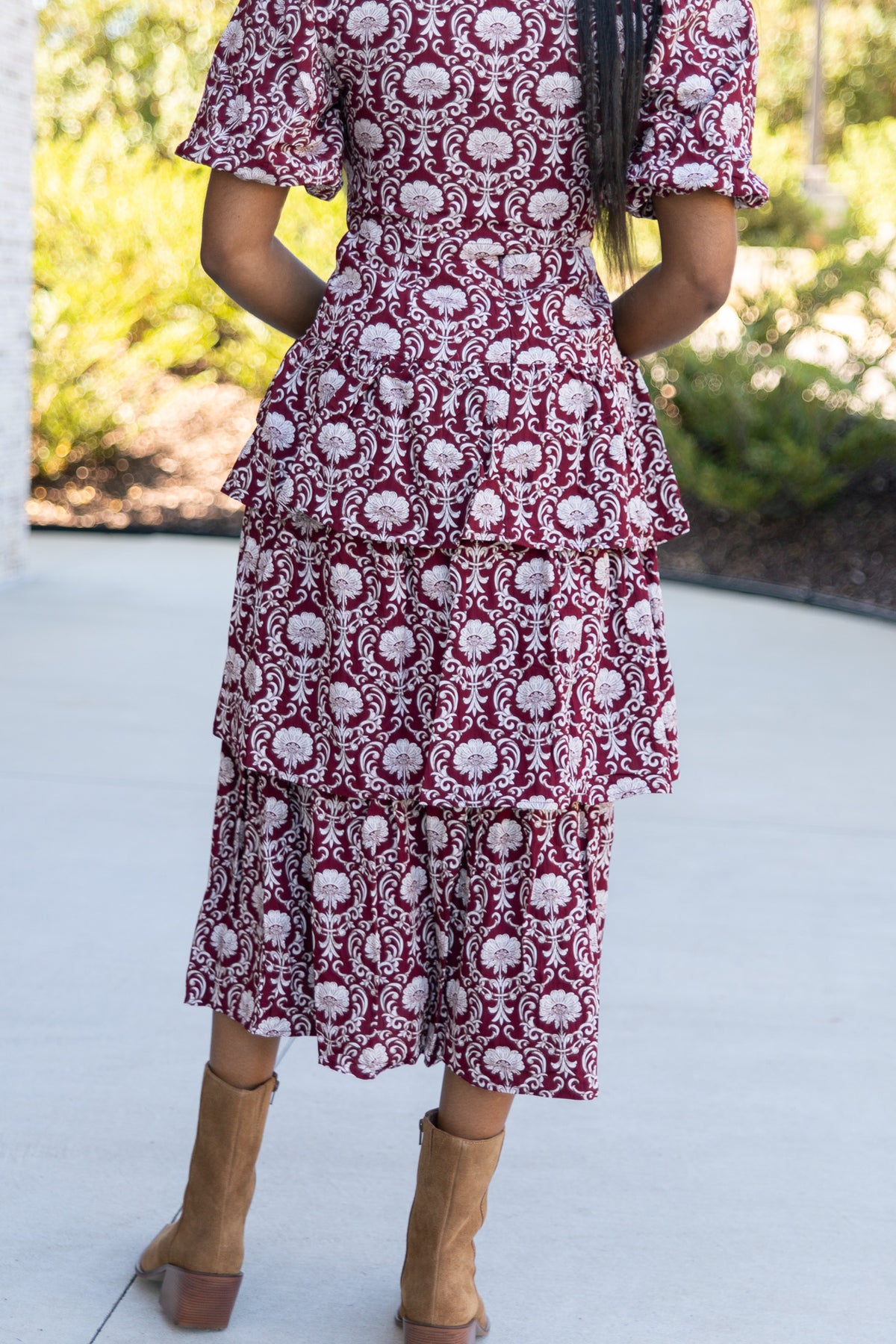 Roselyn Floral Print Maxi Skirt