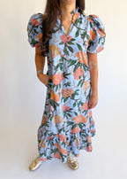 Bloomfield Floral Tiered Midi Dress