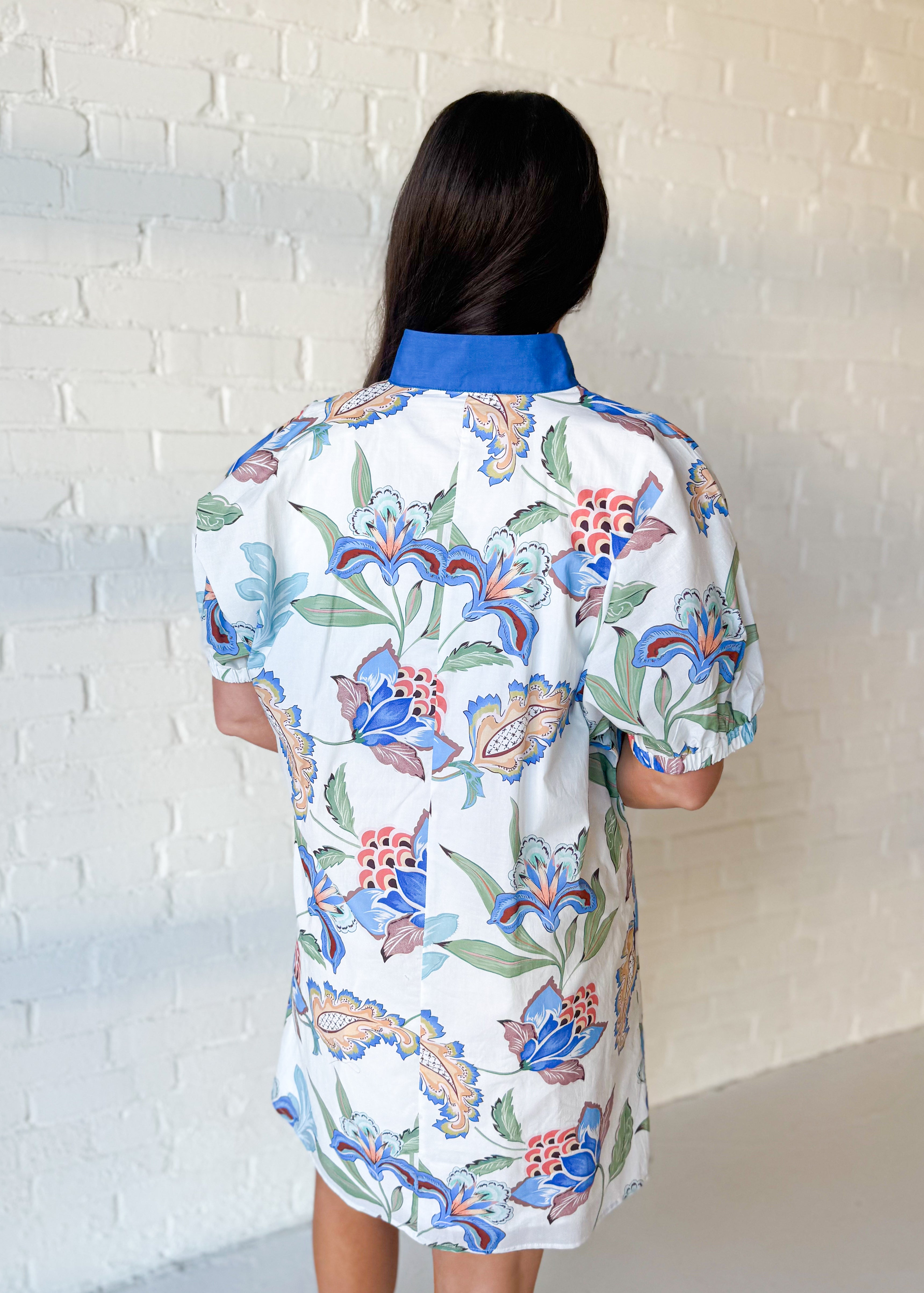 Delilah Floral Short Sleeve Mini Dress