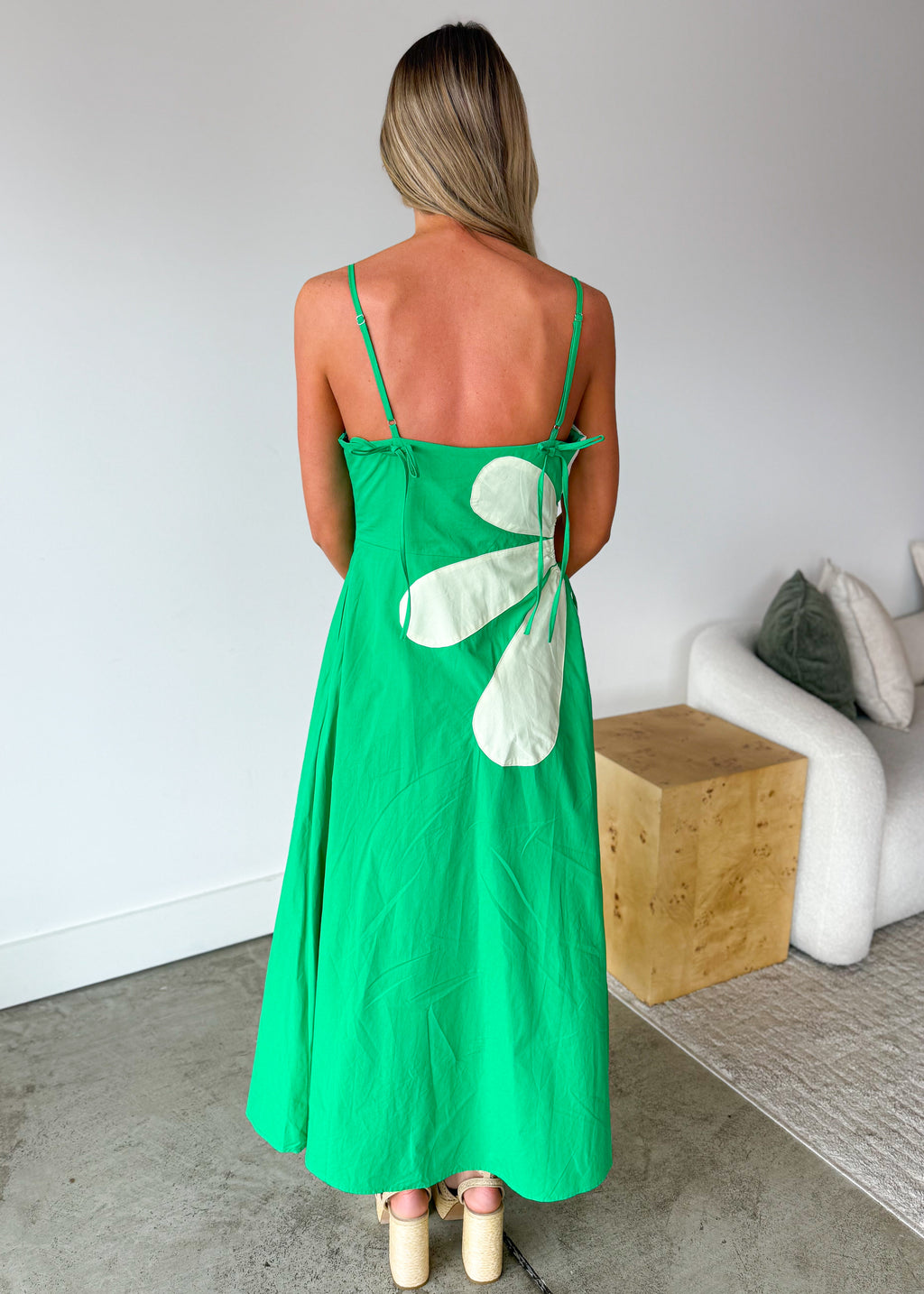 Daisy Cutout Midi Dress