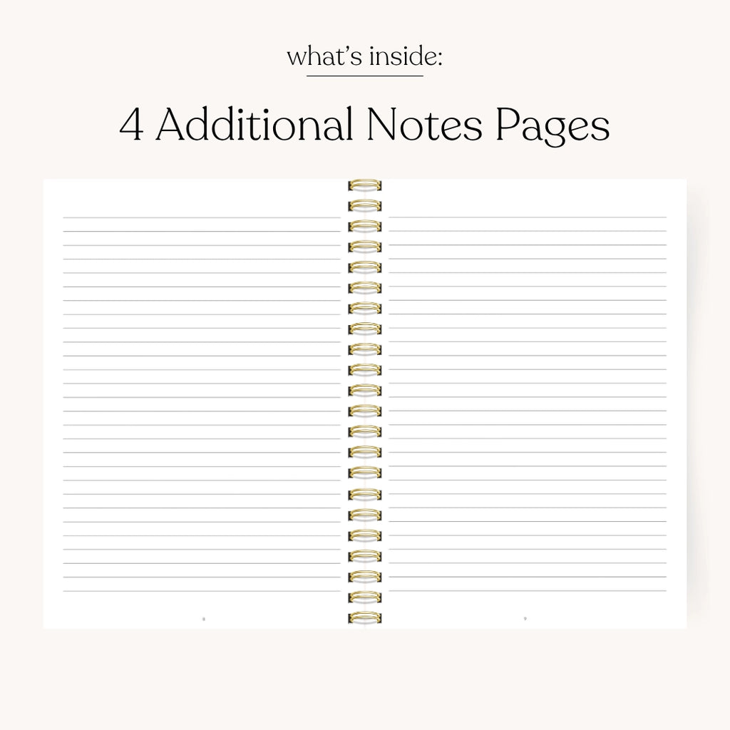 Pink Trellis 2026 Yearly Planner