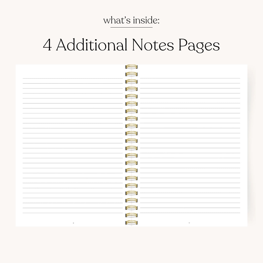 Pink Trellis 2026 Yearly Planner