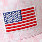 USA Flag Embroidered Patch Camo Hat