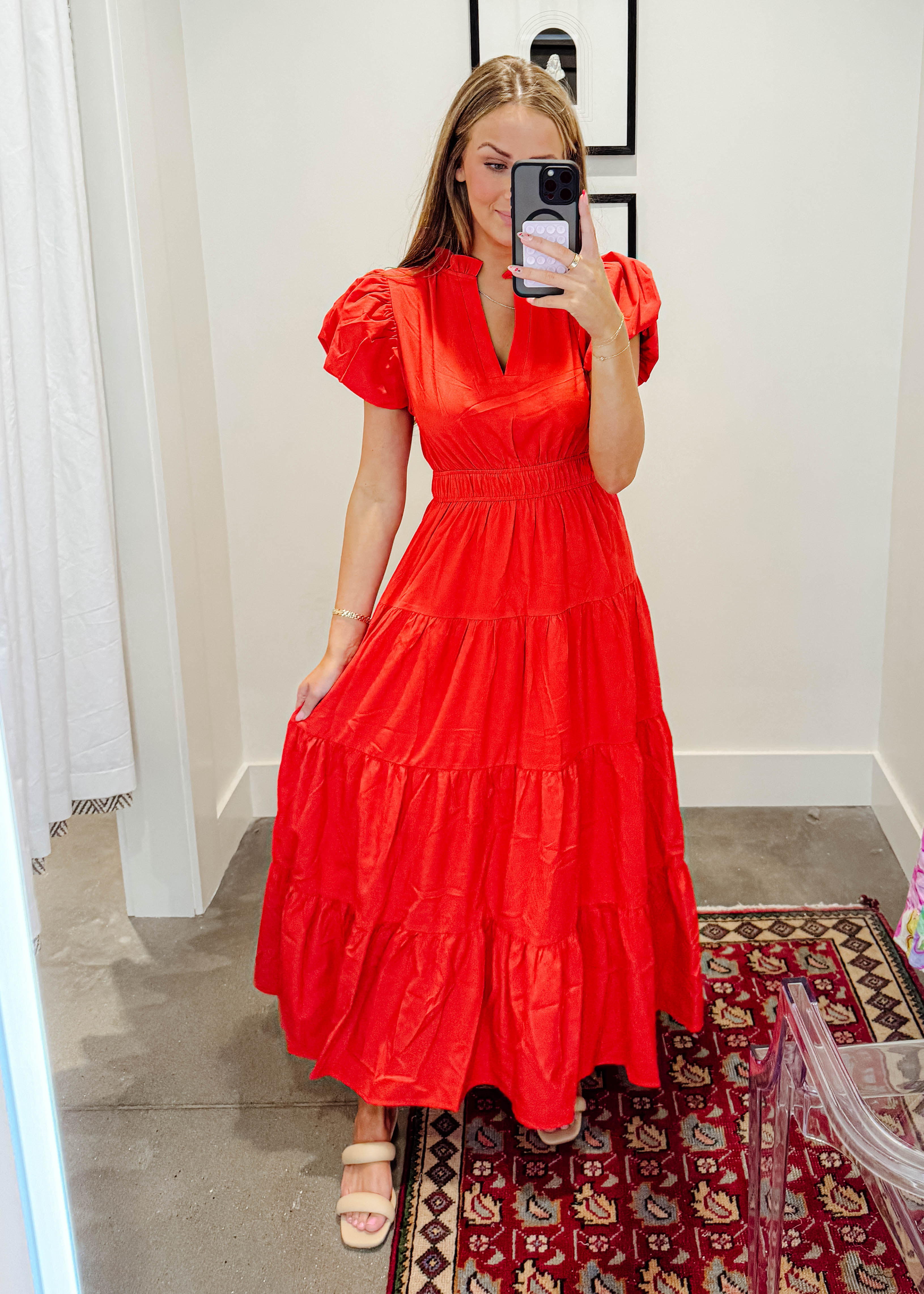 Amelia Tiered Maxi Dress – The Swank Company