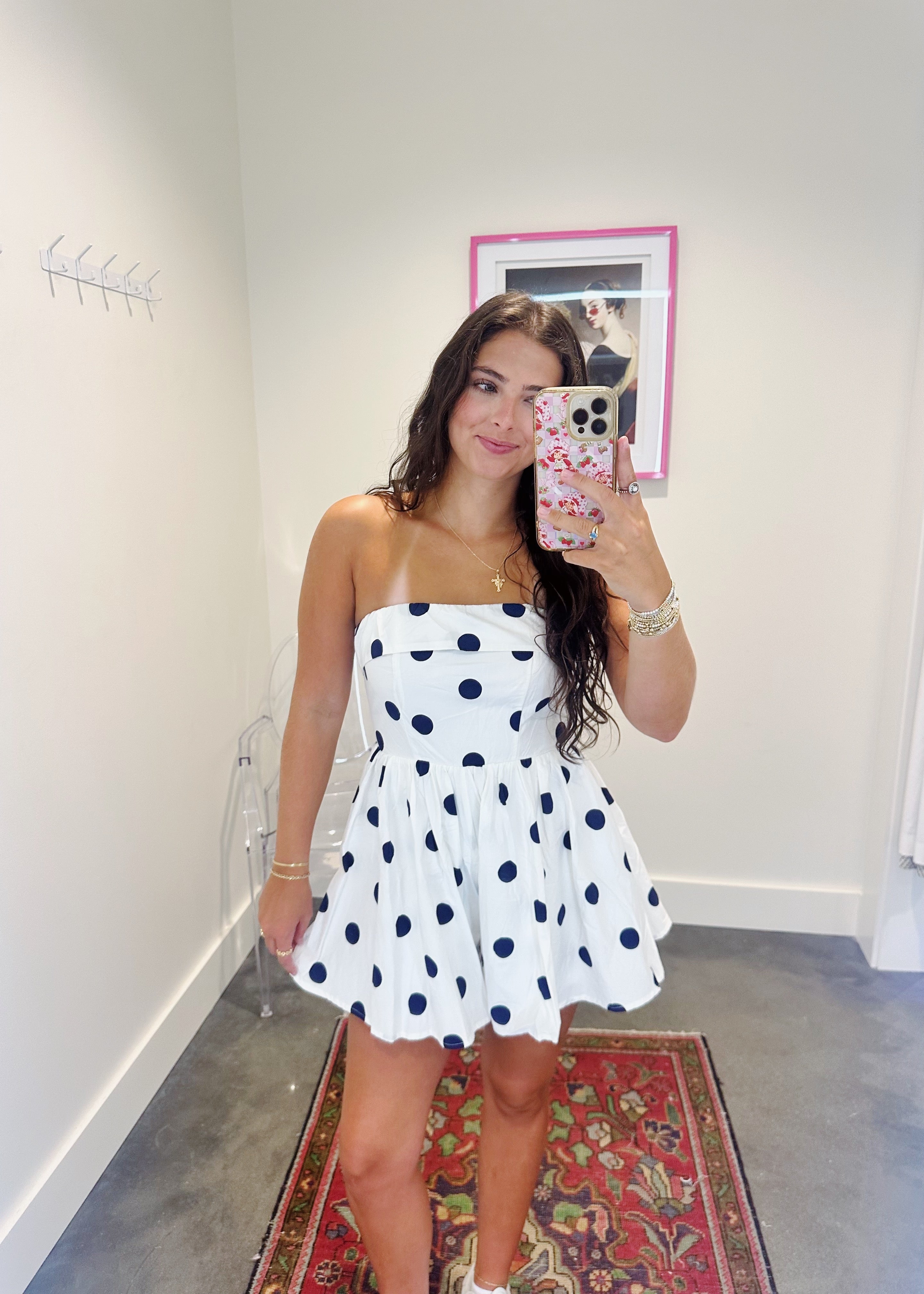 Cecilia Polka Dot Romper