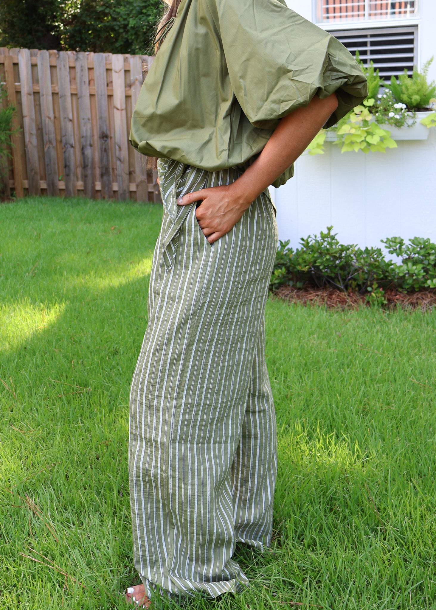 Stephanie Wrap Wide Leg Pants
