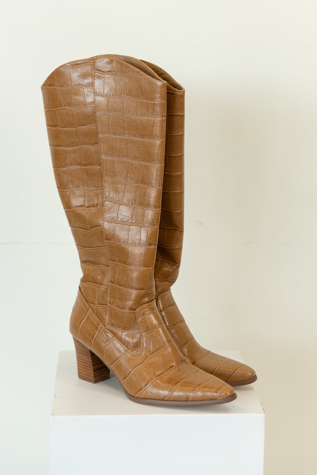 Kirby Croc Knee Boot