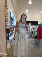 Collins Striped Midi Dress