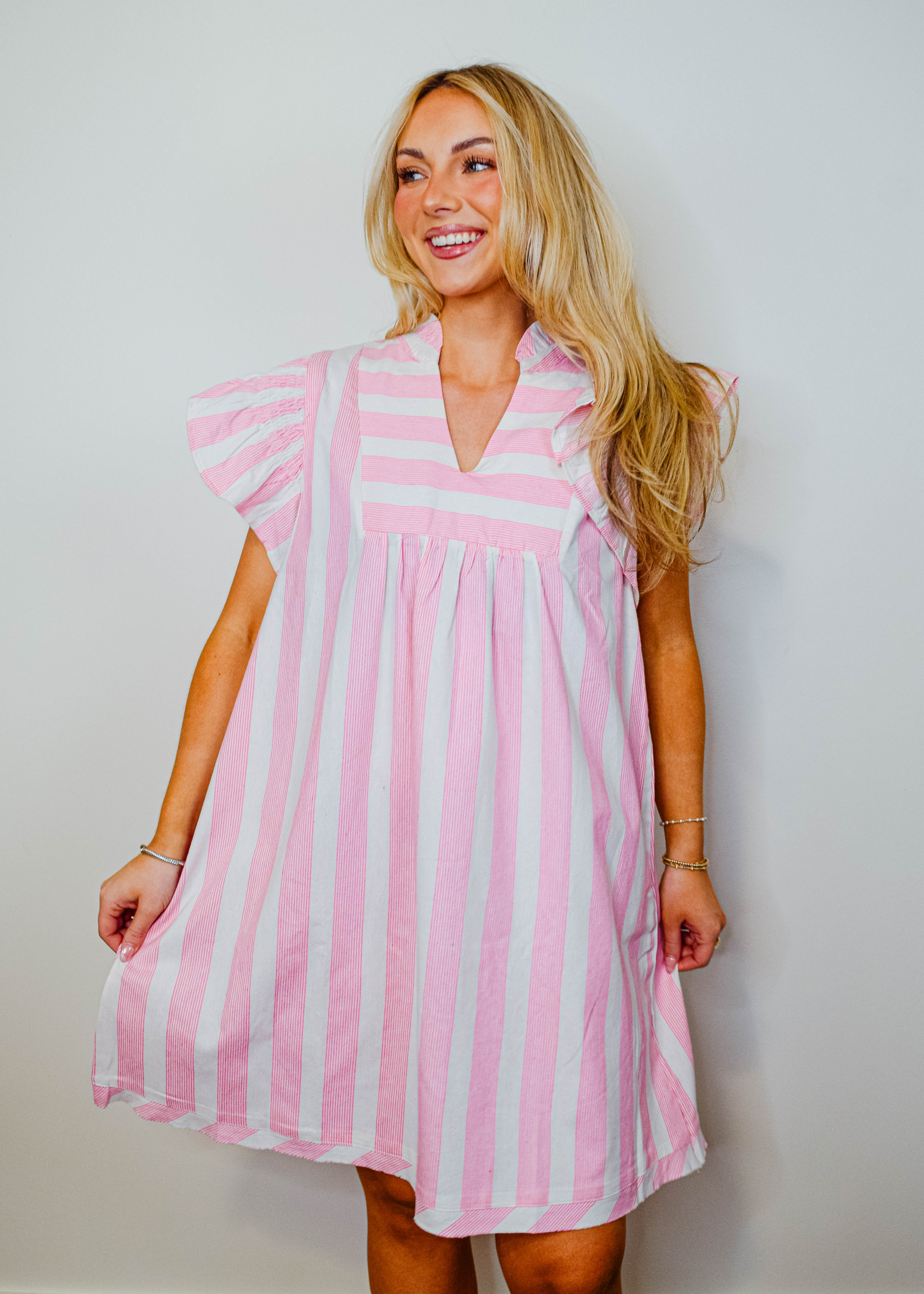 Charlie Stripe Mini Dress
