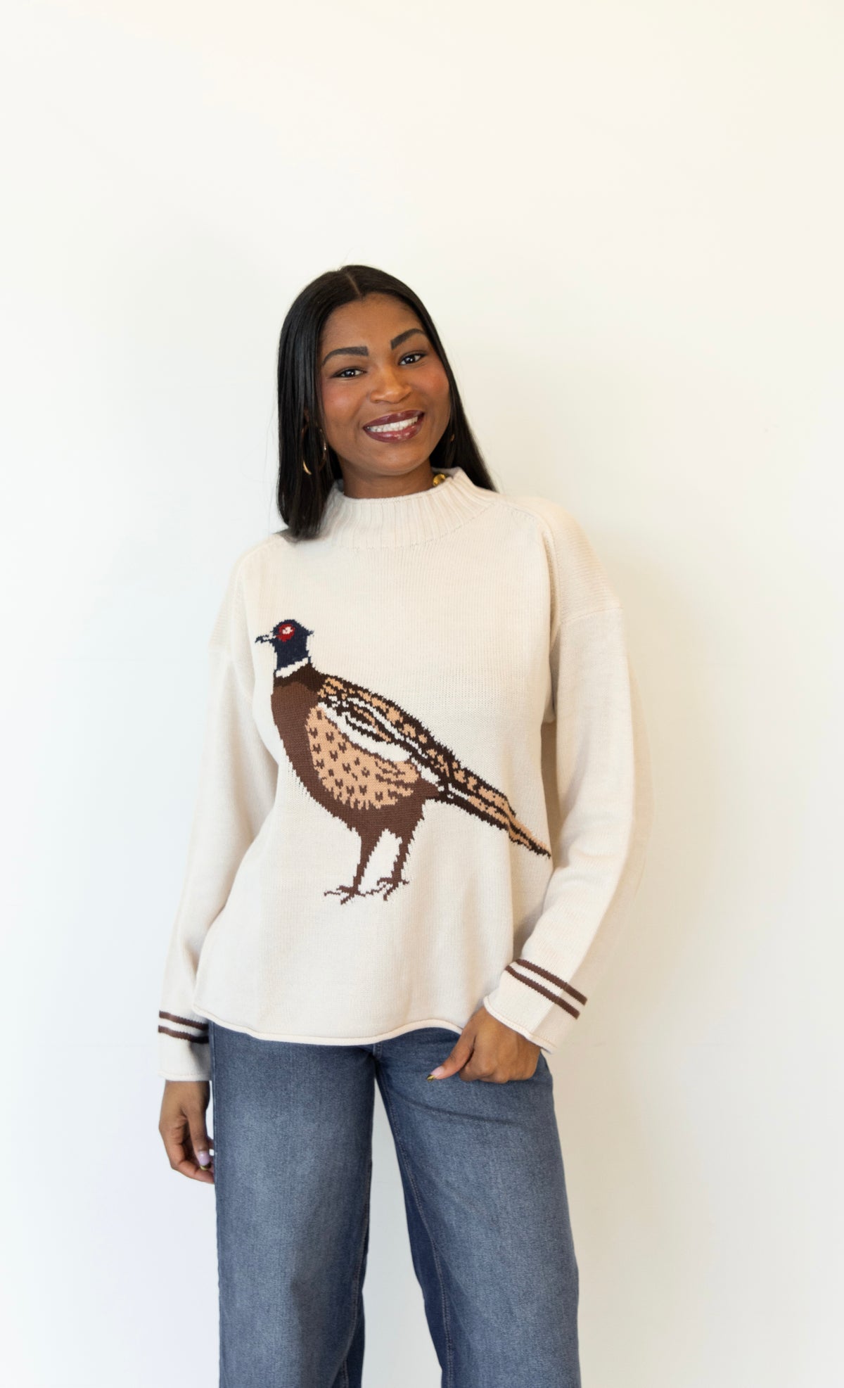 Pheasant Knit Sweater