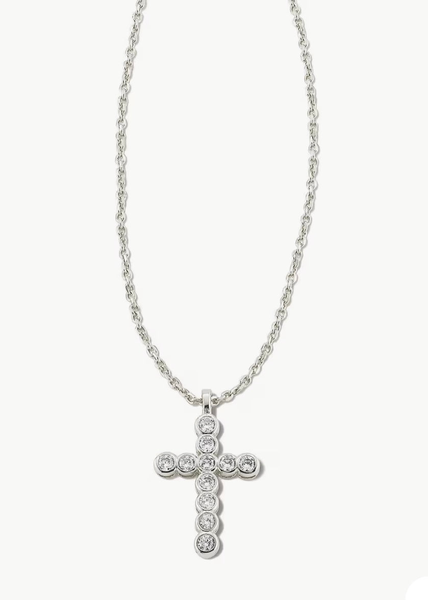 Cross Crystal Pendant Necklace