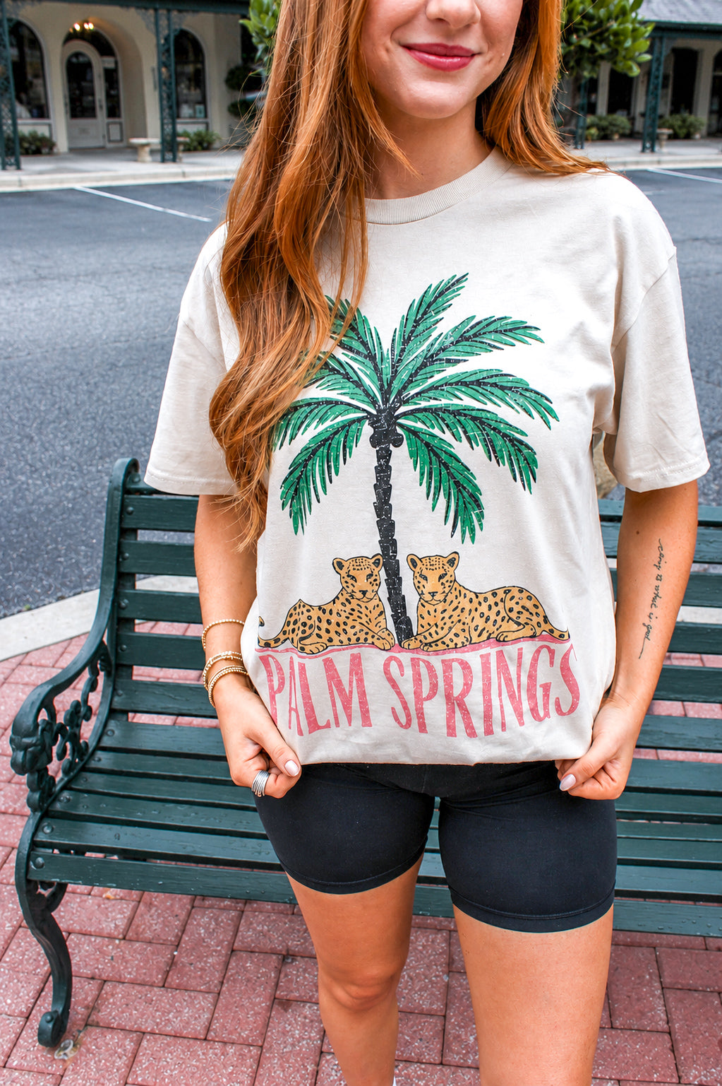 Palm Springs Oversized Graphic Tee