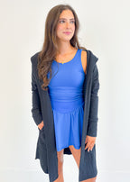 Longline Hoodie Cardigan