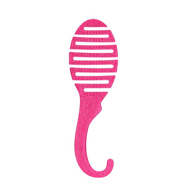Pink Glitter Shower Detangler Hair Brush