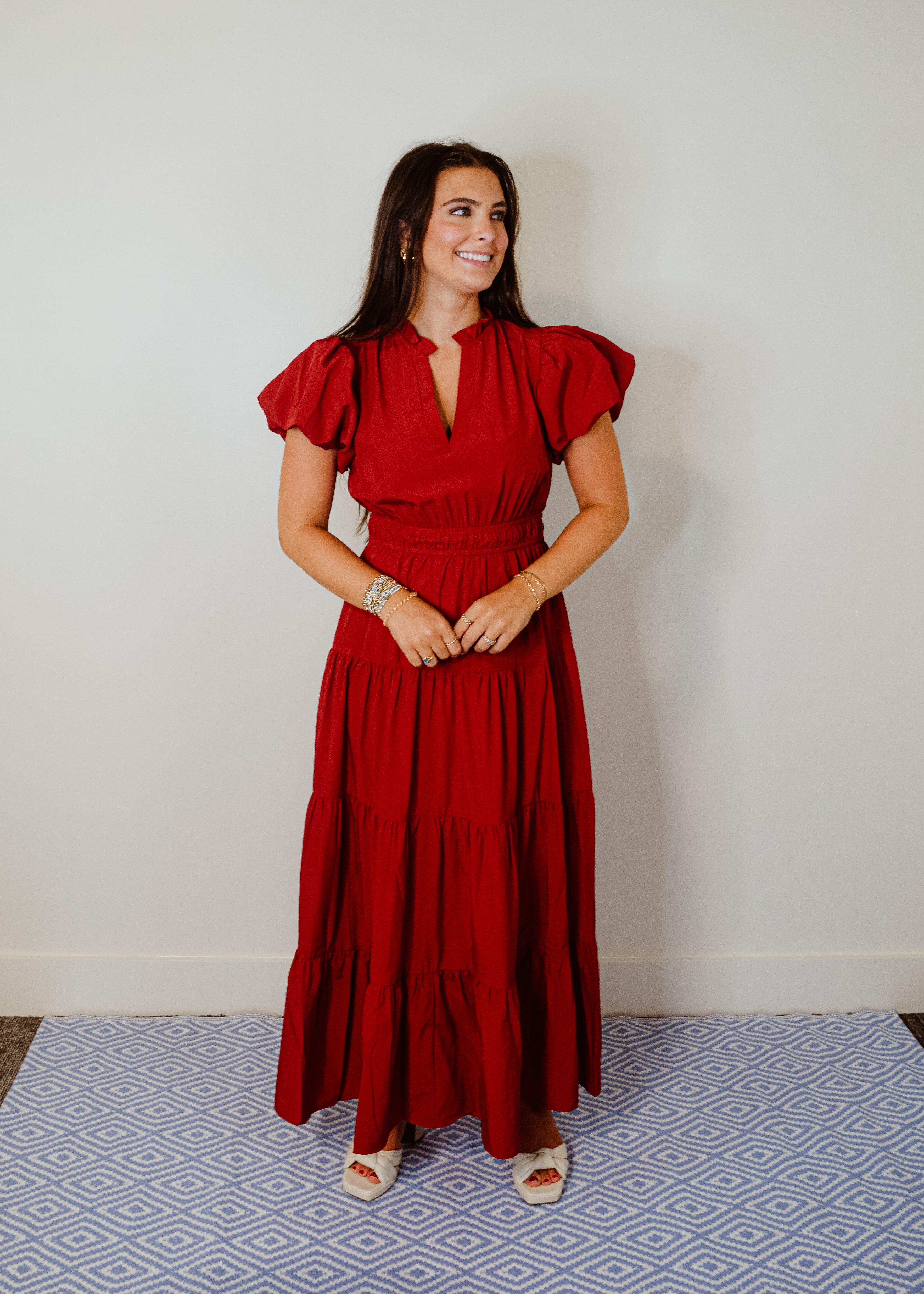 Amelia Tiered Maxi Dress – The Swank Company
