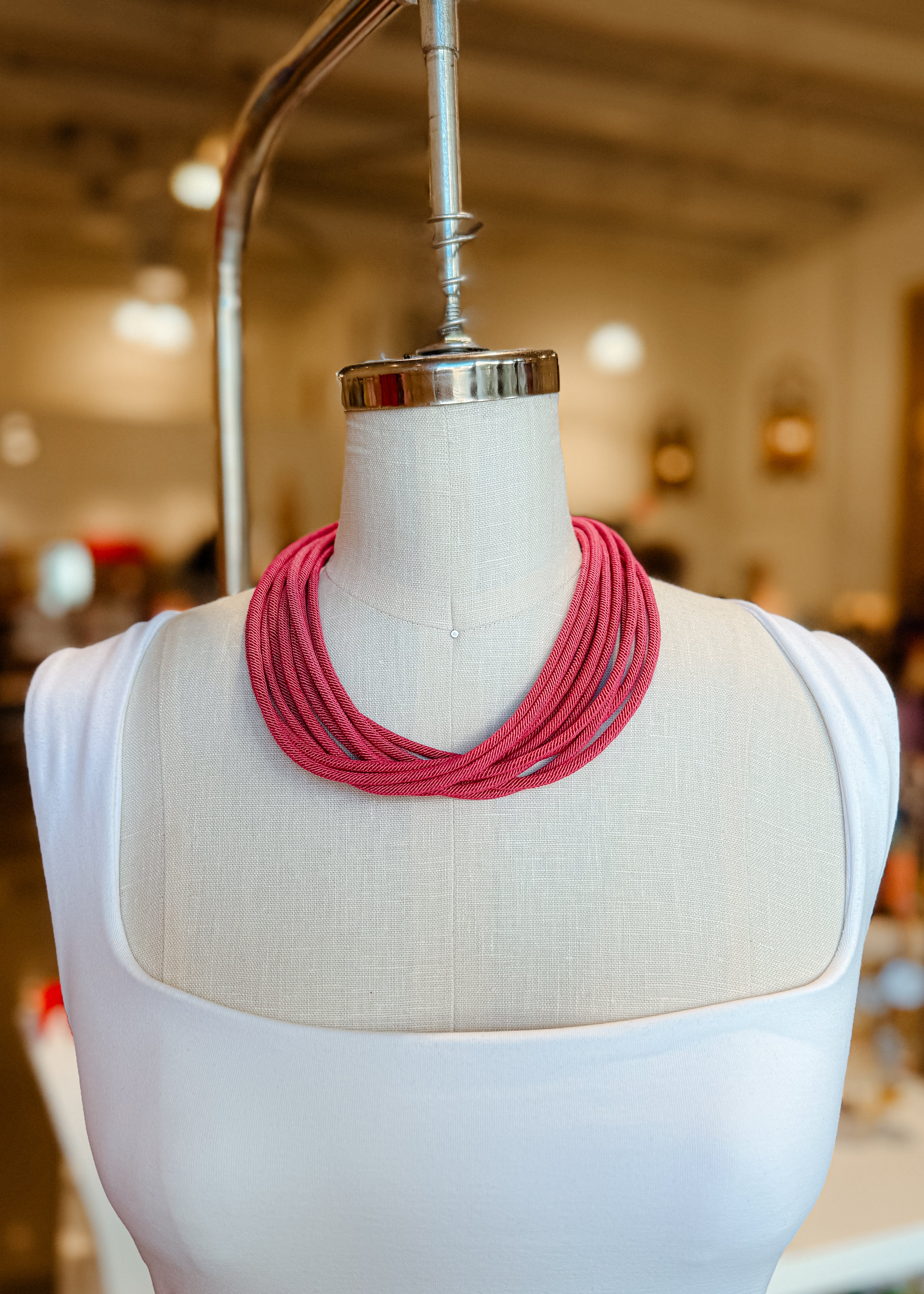 Double Loop Rope Necklace