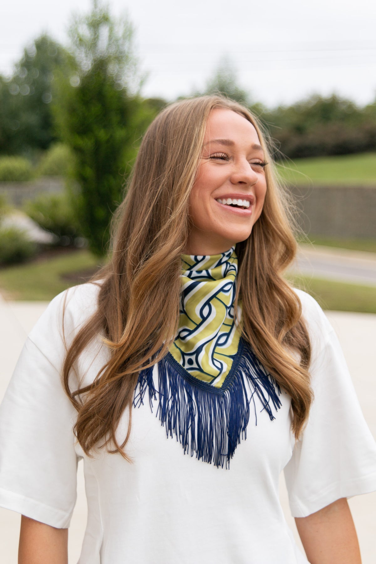 Game Day Fringe Scarf
